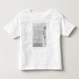 Study of floater with breathing tubes for diver toddler T-Shirt