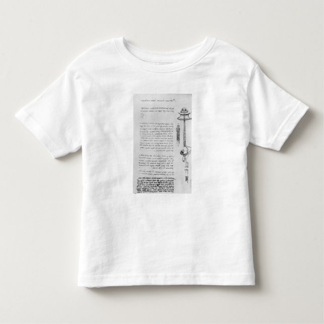 Study of floater with breathing tubes for diver toddler T-Shirt (Front)
