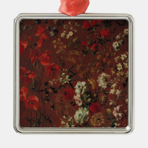 Study of Flowers, 1720 Metal Ornament