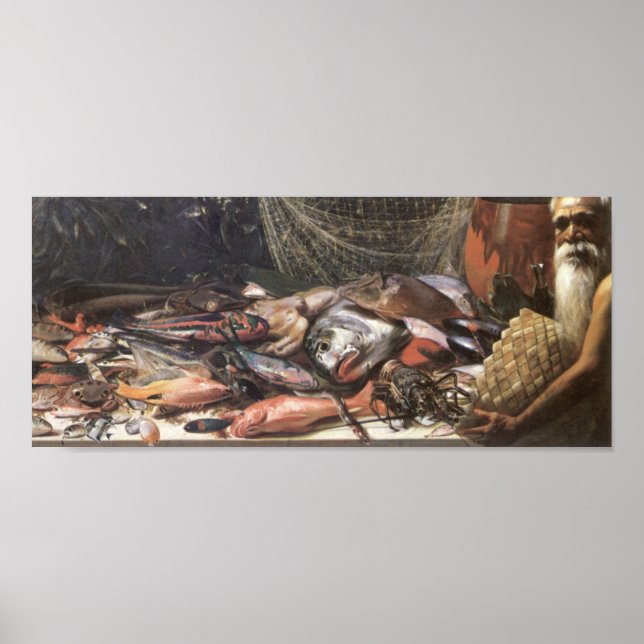 'Study of Hawaiian Fish' - Hubert Vos Poster (Front)