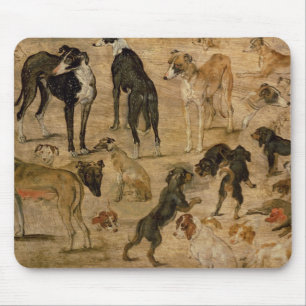 Study of Hounds, 1616 Mouse Pad