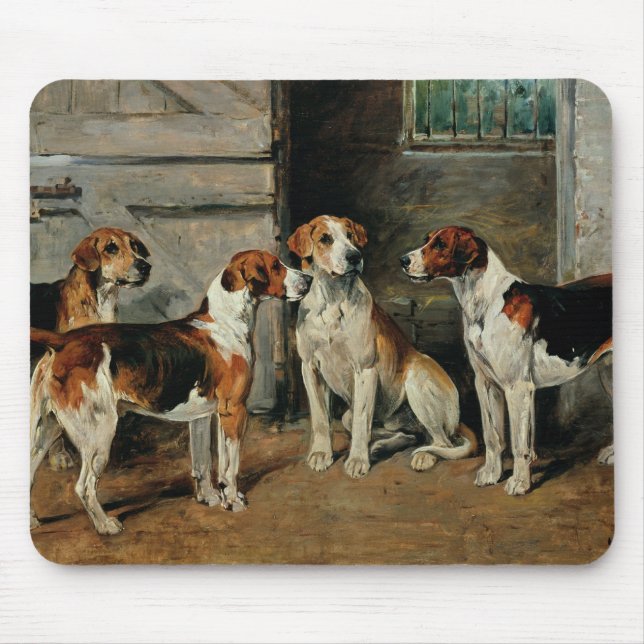 Study of Hounds Mouse Pad (Front)
