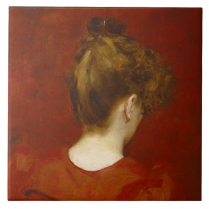 Study of Lilia, 1887 (oil on canvas) Ceramic Tile