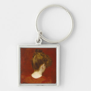 Study of Lilia, 1887 (oil on canvas) Key Ring