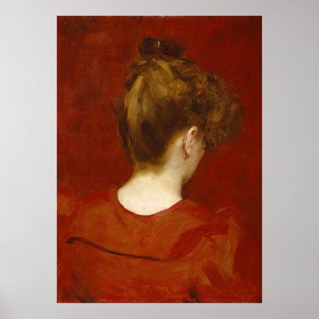 Study of Lilia, 1887 (oil on canvas) Poster (Front)