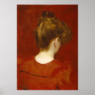 Study of Lilia, 1887 (oil on canvas) Poster