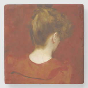 Study of Lilia, 1887 (oil on canvas) Stone Coaster