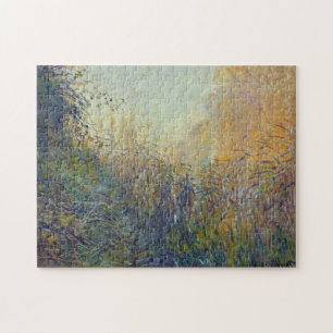 Study of Rushes at Argenteuil Monet Fine Art Jigsaw Puzzle