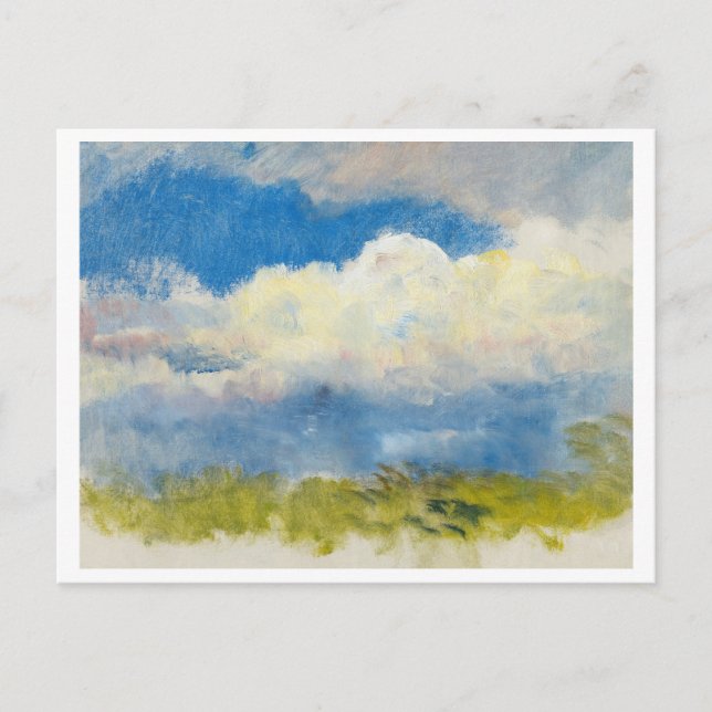 "Study of Spring Sky" by Mednyanszky Postcard (Front)