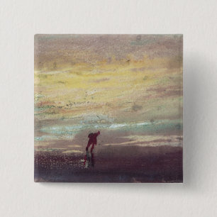 Study of Sunlight 15 Cm Square Badge