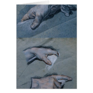 Study of the Hands of a Man