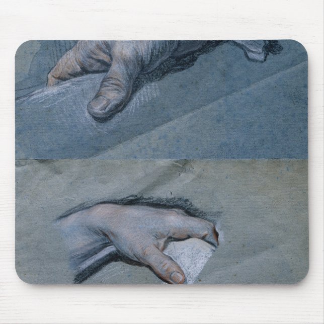 Study of the Hands of a Man Mouse Pad (Front)