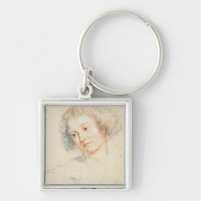 Study of the Head of St. Apollonia (drawing) Key Ring (Front)