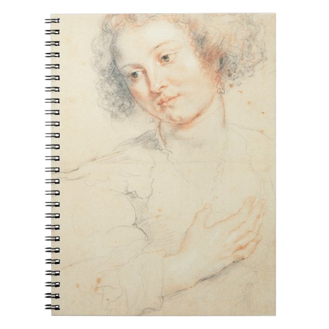 Study of the Head of St. Apollonia (drawing) Notebook (Front)