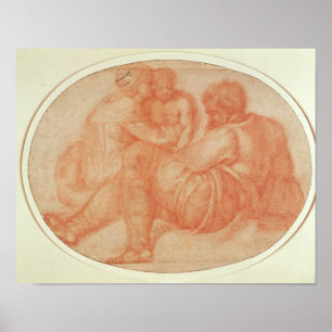 Study of the Holy Family Poster
