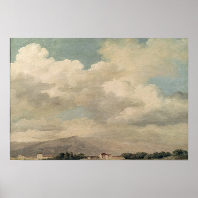 Study of the Sky at Quirinal Poster (Front)