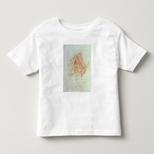 Study of the Wooden Framework with Casting Toddler T-Shirt (Front)