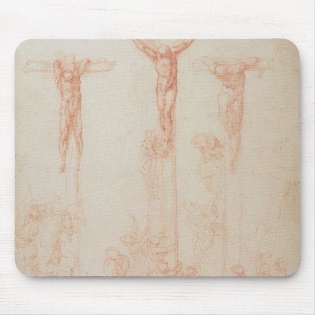 Study of Three Crosses Mouse Pad (Front)