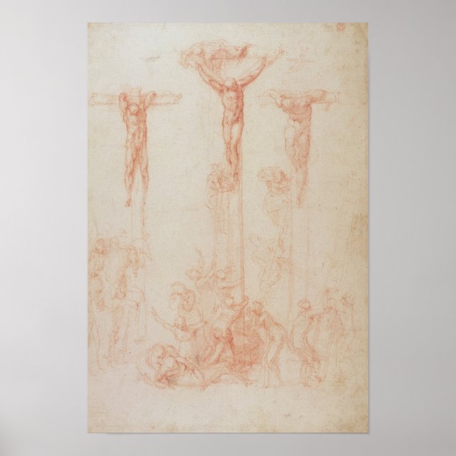 Study of Three Crosses Poster (Front)
