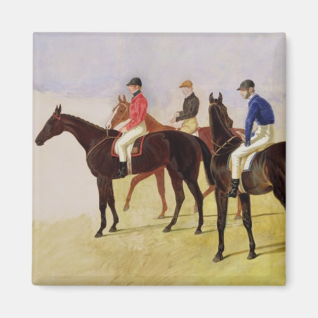 Study of Three Steeplechase Cracks: Allen McDonoug Magnet (Front)