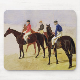 Study of Three Steeplechase Cracks: Allen McDonoug Mouse Pad