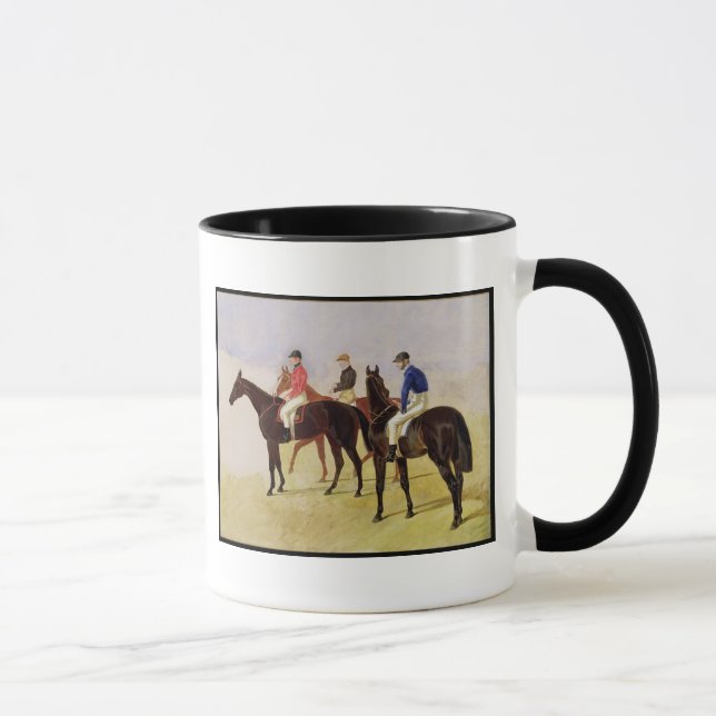 Study of Three Steeplechase Cracks: Allen McDonoug Mug (Right)
