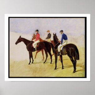 Study of Three Steeplechase Cracks: Allen McDonoug Poster