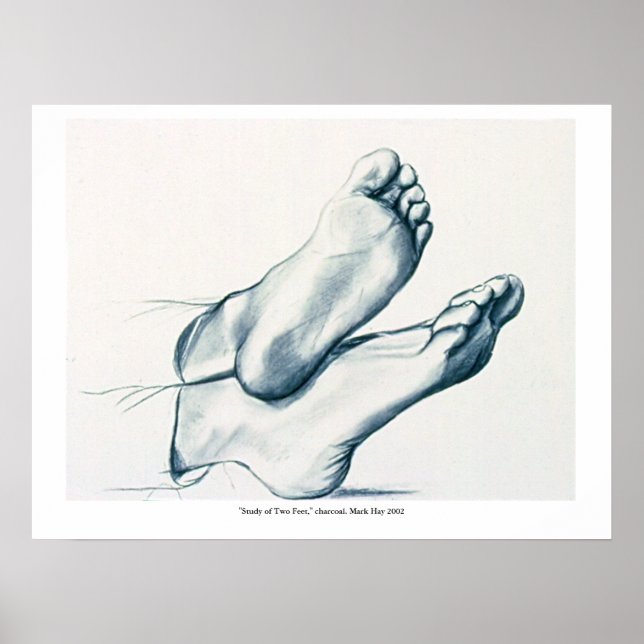 "Study of Two Feet" Poster (Front)