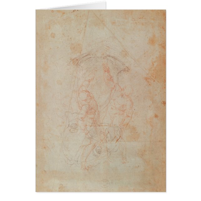 Study of two male figures (Front)
