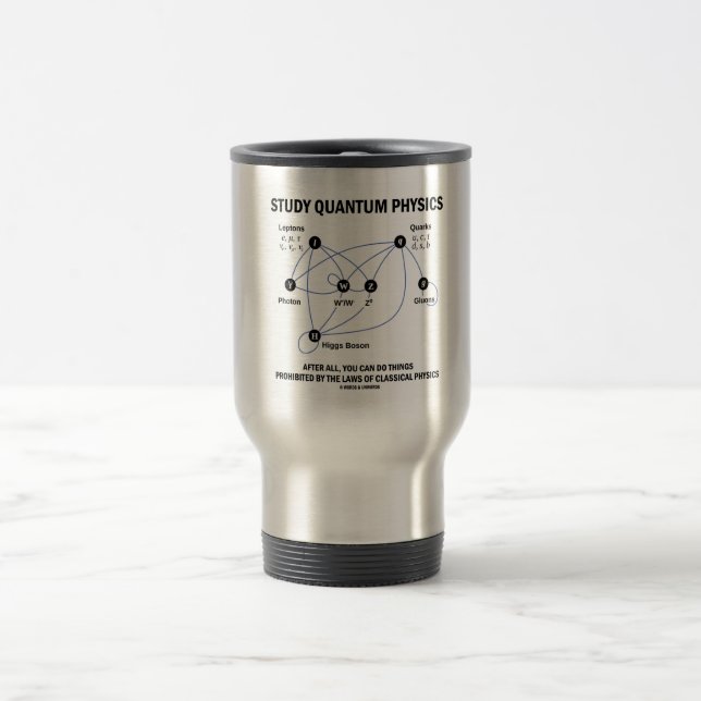 Study Quantum Physics After All You Can Do Things Travel Mug (Center)