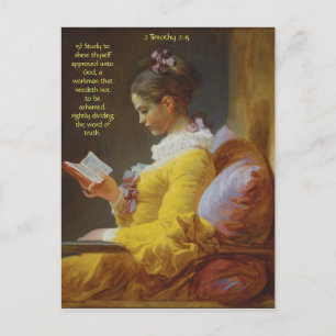 Study to shew thyself approved unto God Postcard