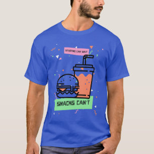 Studying can wait snacks can’t-school lunch break  T-Shirt