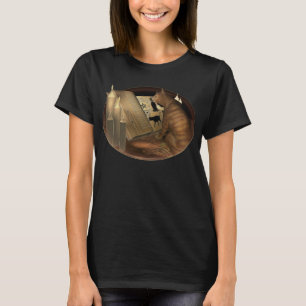 Studying Cat Lessons T-Shirt