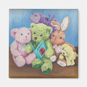 Stuff Animal Circle Time ABC Print on magnet