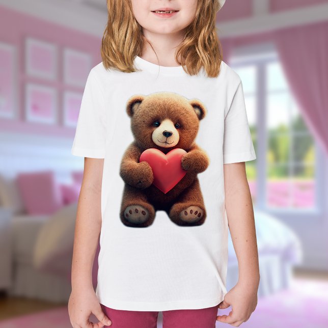 Stuffed Bear With Heart T-Shirt (Creator Uploaded)
