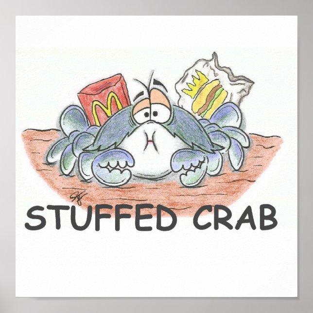 Stuffed Crab Print (Front)