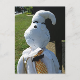 Stuffed Ghost Postcard