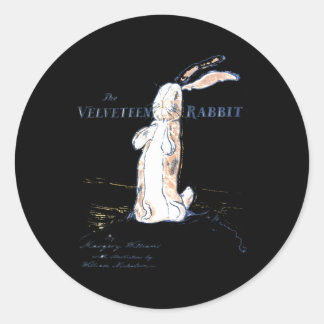 Stuffed Rabbit The Velven Rabbit Margery Williams  Classic Round Sticker