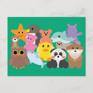 Stuffed Toys  Postcard