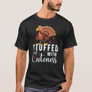 Stuffed With Cuteness Cute Thanksgiving Turkey Boy T-Shirt
