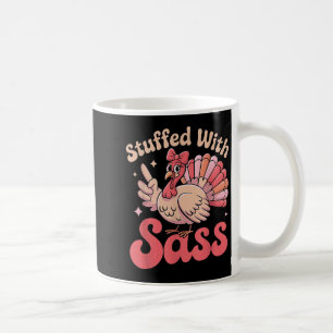 Stuffed With S Turkey Cute Nk Coquette Thanksgivin Coffee Mug
