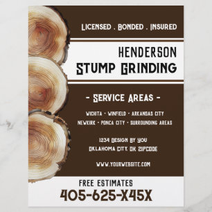 Stump Grinding  Flyer
