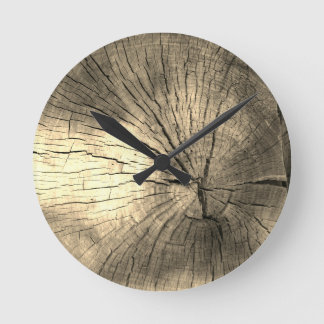 Stump Photo Round Wall Clock