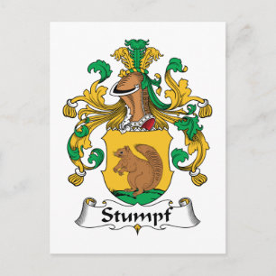 Stumpf Family Crest Postcard