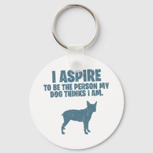 Stumpy Tail Cattle Dog Key Ring
