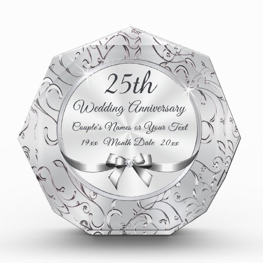 Stunning 25th Wedding Anniversary Gift Ideas Zazzle Com Au