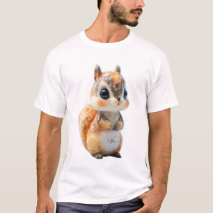 Stunning 3D Chibi Squirrel Art Men T-Shirt