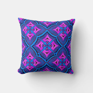 Stunning 3D Colourful Digital Accent Throw Pillow