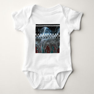 Stunning Abstract Art Print Baby Bodysuit