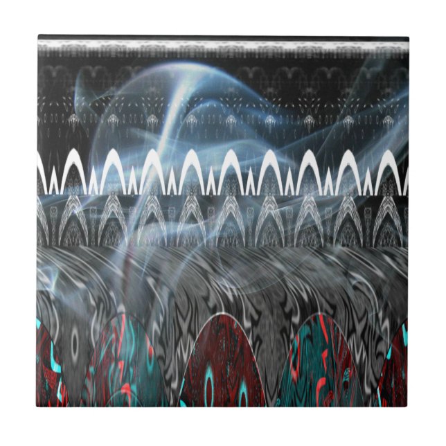 Stunning Abstract Art Print Tile (Front)